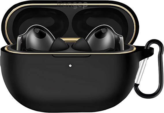 Rongep Huawei FreeBuds Pro 4 için Kulaklık Kılıfı Darbelere ve Çizilmeye Karşı Kasa Koruyucu Freebuds Pro 4 Kılıfı Tam Koruma Sağlayan Extra Kalın Yapılı Taşıma Askılı Freebuds Pro 4 Koruma (Siyah)