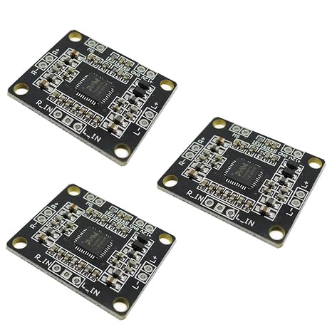 Hailege 3 pcs PAM8610 2x15W Digital Dual Channel Stereo Audio Amplifier Board AMP Class D 12V