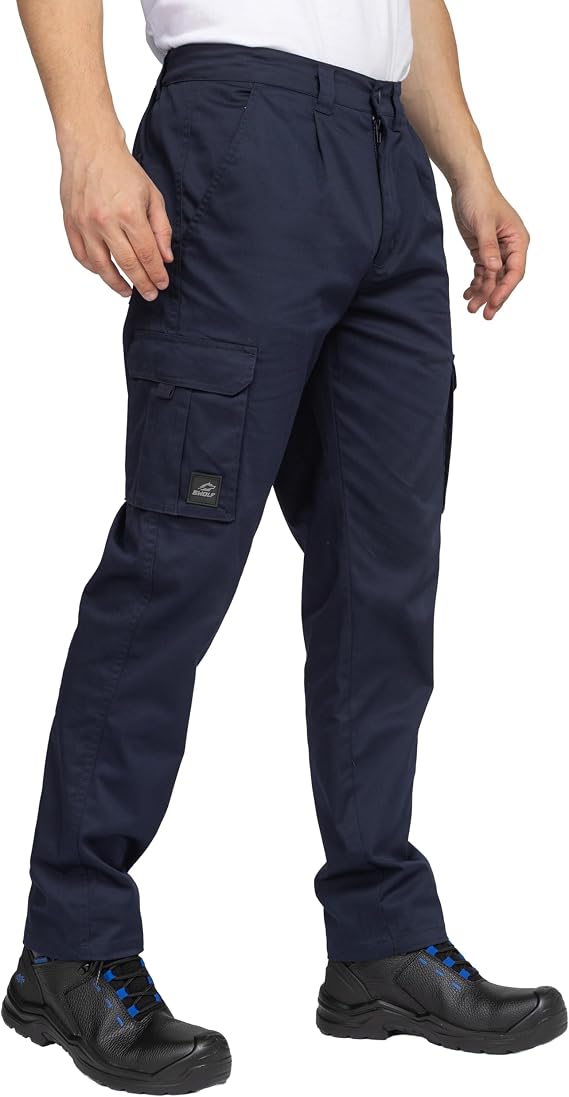 BWOLF Prime Cargo Men's Work Pant with Elastane, Men's Stretch Cargo Pant Cotton - Polyester - Elastane, S - 4XL