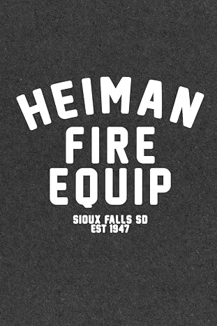Heiman Fire Notebook (Heiman Fire Equipment - Fire Service Experts since 1947)
