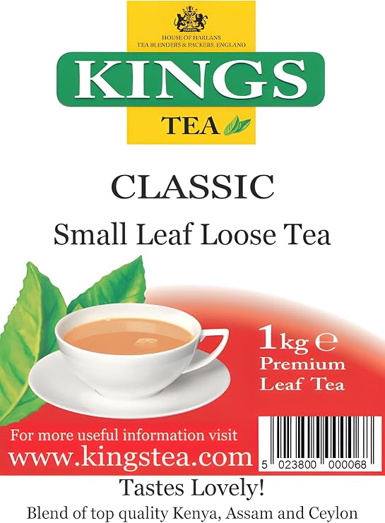 Kings Tea, Classic, Loose Tea, Small Leaves, 1kg