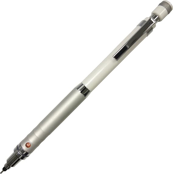 uni-ball Kuru Toga High Grade Auto Lead Rotation Mechanical Pencil, 0.5 mm, White Body (M510121P.1)