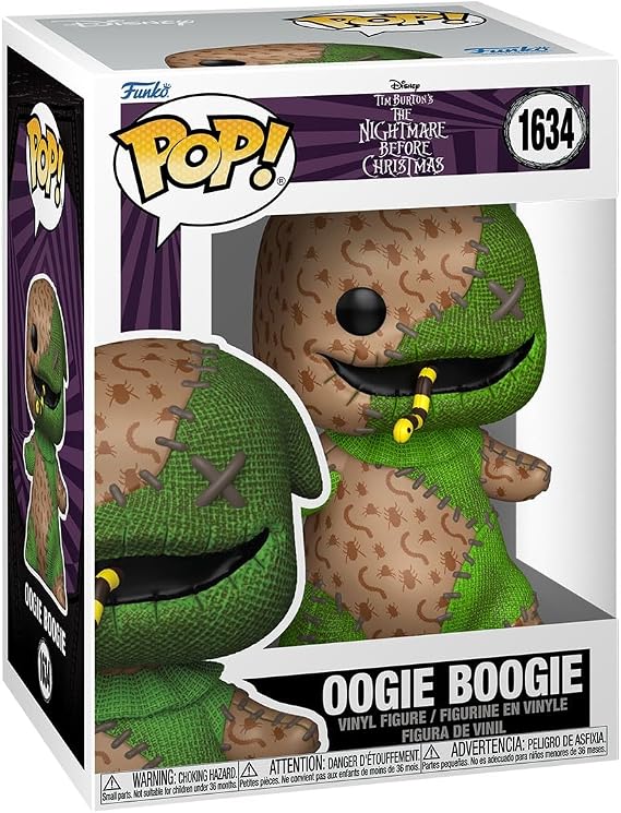 Funko Pop! Disney: Patchwork - Oogie Boogie - The Nightmare Before Christmas - Collectable Vinyl Figure - Gift Idea - Official Merchandise - Toys for Kids & Adults - Cartoon Fans