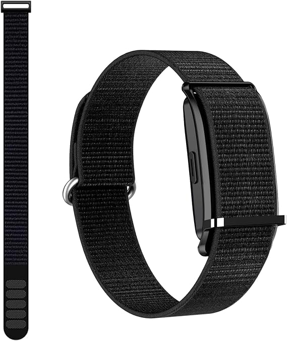 Adjustable Nylon Loop Sport Replacement Bands Compatible with Hume Health Band, Soft Breathable Replacement Strap Wrist Band for Sleep Monitoring Workout Training Daily Wear