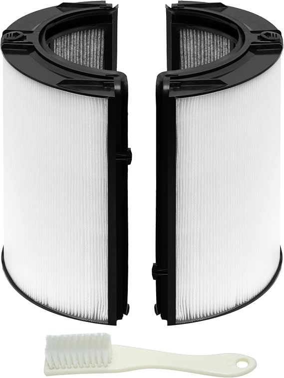 360° Combination Glass True HEPA + Carbon TP07 Filter Replacement for Dyson TP07 TP10 TP06 HP06 TP04 HP04 PH02 PH01 PH03 PH04 HP09 TP09 HP07 HP10 Air Purifier Part Number 970 303 4 1-01 ●