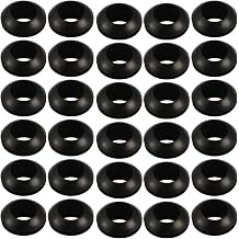 Sourcingmap 30pcs Wire Protective Grommets Black Rubber 10mm Double Sided Grommet