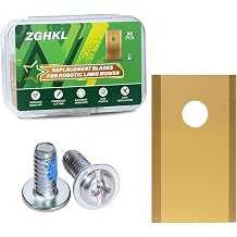 Replacement Robot Lawnmower Blades Titanium Replace Blade for WORX LandXcape Zoef Robotic Einhell Lawn Mower Knife Set with Screws 30PCS