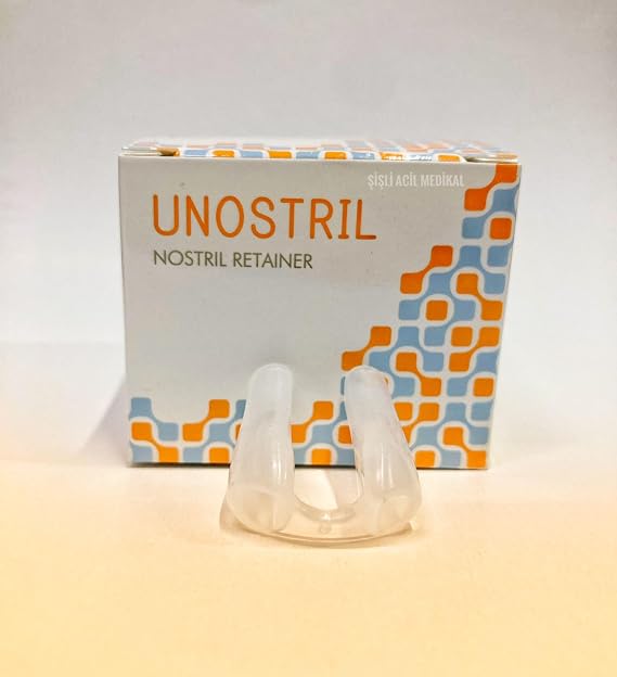Unostril Nostril Retainer Burun Deliği Şekillendirici (NO 7) Silikon Şeffaf Yetişkin