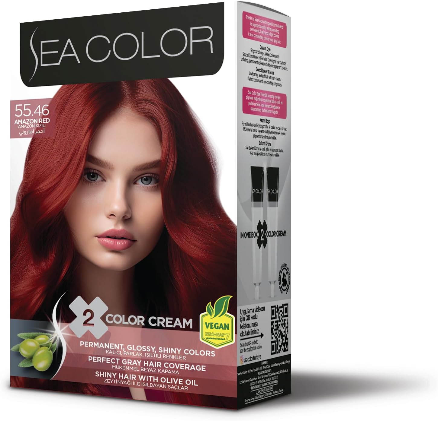 SEA COLOR 55.46 Amazon Red Set Paint