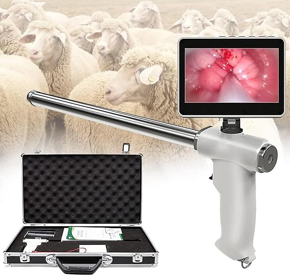 Professional Visual Artificial Insemination Kit,Artificial Insemination Gun, Animal Artificial Insemination Gun, With Camera Rotatable Screen,Pig