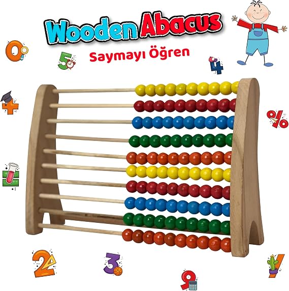 Kumtoys Oyuncak Ahşap Abaküs