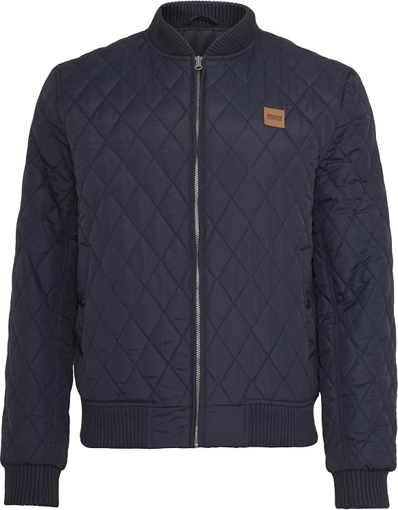 Urban Classics Men's Diamond Quilt Jacket