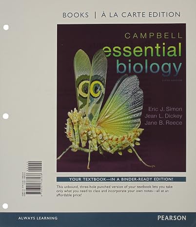 Campbell Essential Biology, Books a la Carte Edition & Modified MasteringBiology with Pearson eText -- ValuePack Access Card -- for Campbell Essential Biology (with Physiology chapters) Package