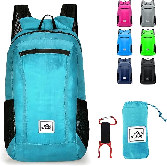Lywencom Hiking Backpack,Ultra-Light 20L Waterproof Folding Sports Lightweight Waterproof Backpack Suitable for Outdoor Camping Picnic