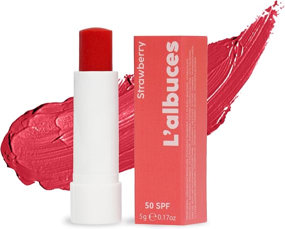 L'albuces Strawberry 50 SPF Lip Balm-Dudak Nemlendiricisi