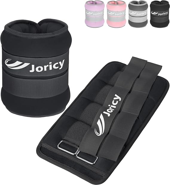Ankle Weights A Pair of 1/2/3/4/6/8/10KG Arm Wrist Leg Weights for Women Men with Adjustable Straps, Strength weighted for Physical Therapy Running Walking Home Fitness Gym Workout Weight Loss