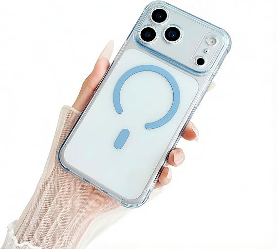 磁気クリアケース iPhone 18 Pro/17 Pro ソフトグレイシャー用