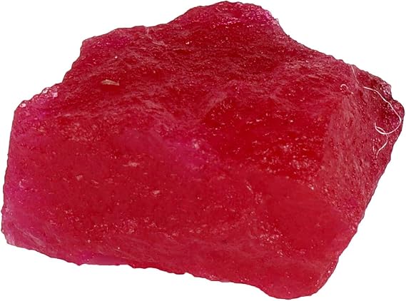 REAL-GEMS Ruby: Red, 8.5 Ct, Rough, Uncut, Untreated, Loose Gemstone