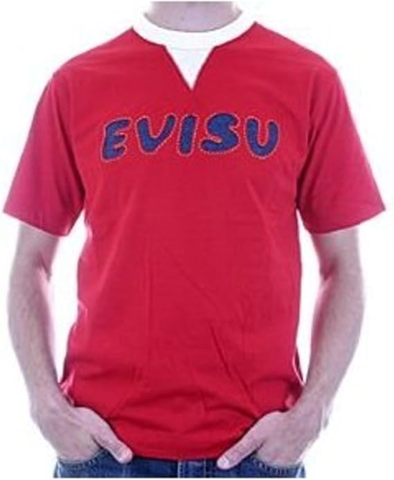 EVISU t-Shirt Flame red Short Sleeve top