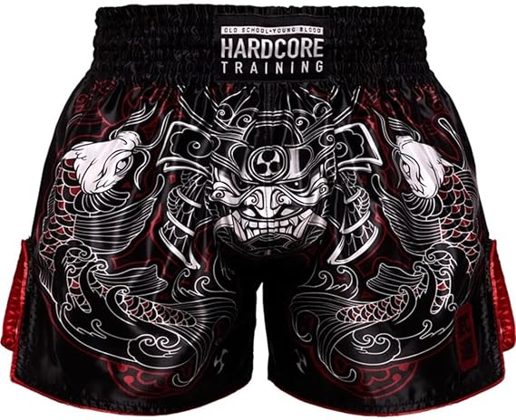 Hardcore Training Muay Thai Shorts Men's Kickboxing Boxing MMA Martial Arts