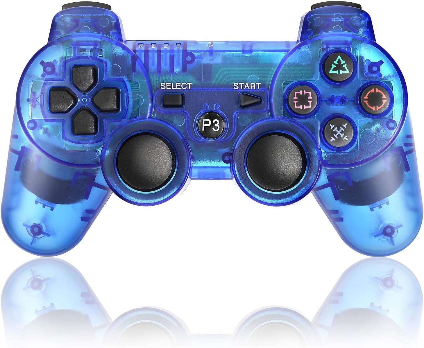 Ps3対応k&sgamer ワイヤレスコントローラーデュアル振動無線接続