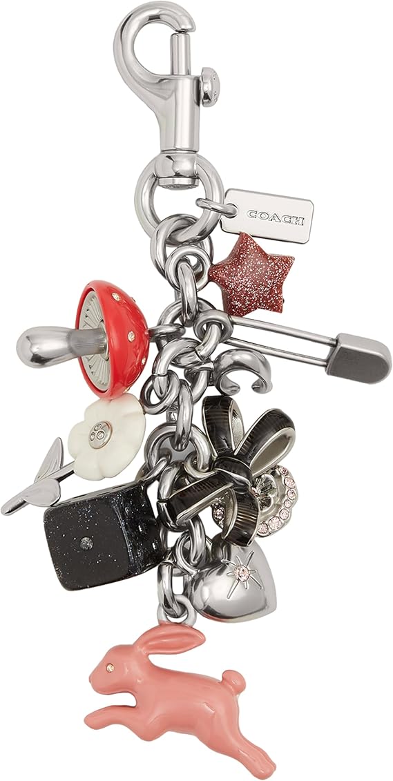 Coach Official Cluster Bag Charm, MULTI