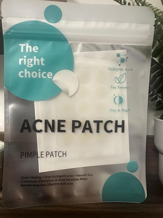 The Right Choice Acne Patch, Pimple Patch, Hydrocolloid, Oil-Free, All Skin Types, 15 Patches