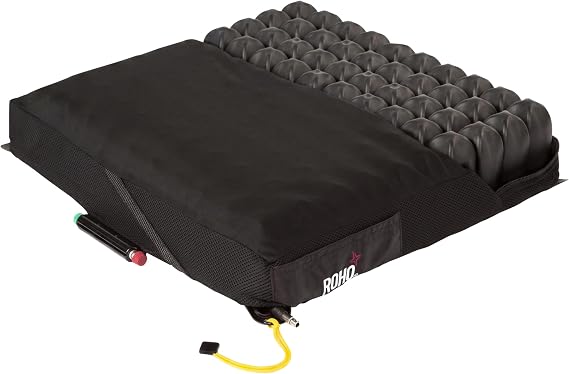 Roho Quadtro Select High Profile Cushion, ISOFLO Air Cells, 19" x 21"