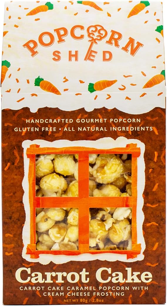Popcorn Shed Carrot Cake Gourmet Popcorn (1 x 80g)