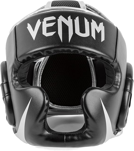 VENUM Headgear Challenger Black/Silver / Heargear Challenger - Black/Silver