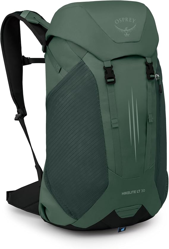 Osprey Hikelite LT Hiking Backpack - Lightweight Travel Daypack with Rain Cover for Men and Women