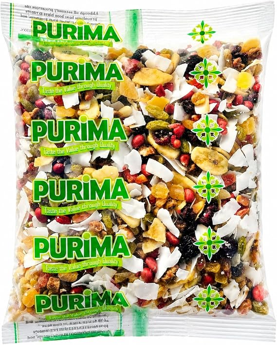 Tropical Mix 1kg – Mixed Dried Fruit & Peanuts Exotic Dry Fruits Raisins Apricots Dates Cranberry Mango Banana Coconut Ready to Eat for Baking Snacking Eating Muesli Bulk Trail Snacks Breakfast Topper