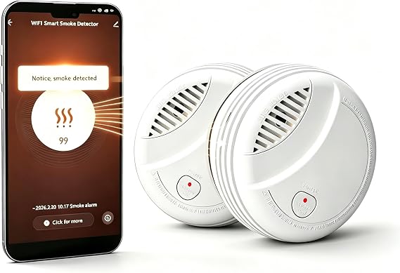 WiFi Smart Smoke Detector (2 PCS)