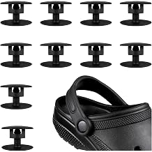 CUNUEN 10 Sets Replacement Rivets for Beach Shoe Replacement Button Replacement Parts Compatible for Clog Beach Shoe Strap Repair