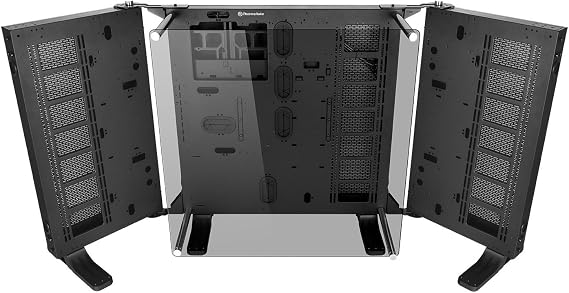 Thermaltake Core 強化ガラス ATX オープンフレーム パノラミックビューイング Tt LCS認証 ゲームコンピューター ケース CA CA-1I2-00F1WN-00