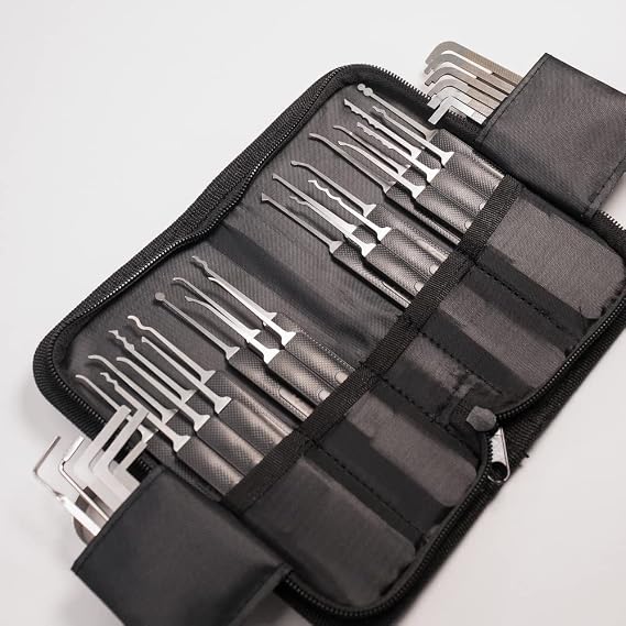 Pro Pick Master Collection - Complete Kit with Tension Tools & Case
