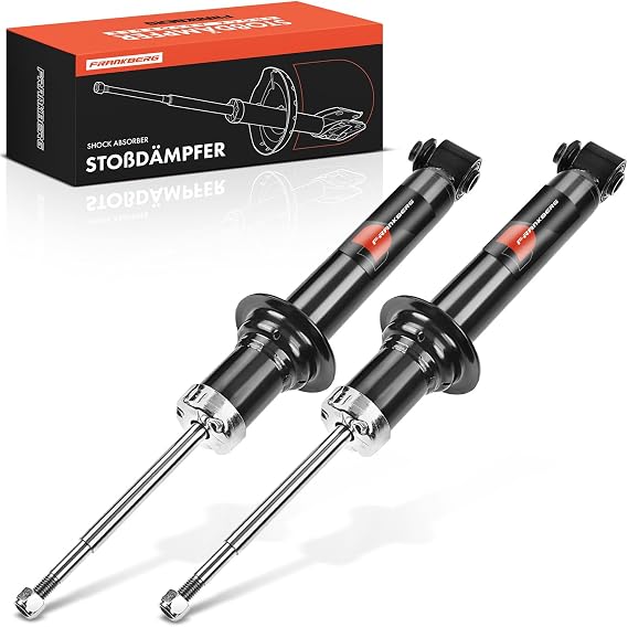 Frankberg 2 x Shock Absorbers Rear Left Right 503 mm Gas Pressure Compatible with 7 Series E65 E66 E67 2001-2008 Replacement # 33526758095 33526786541