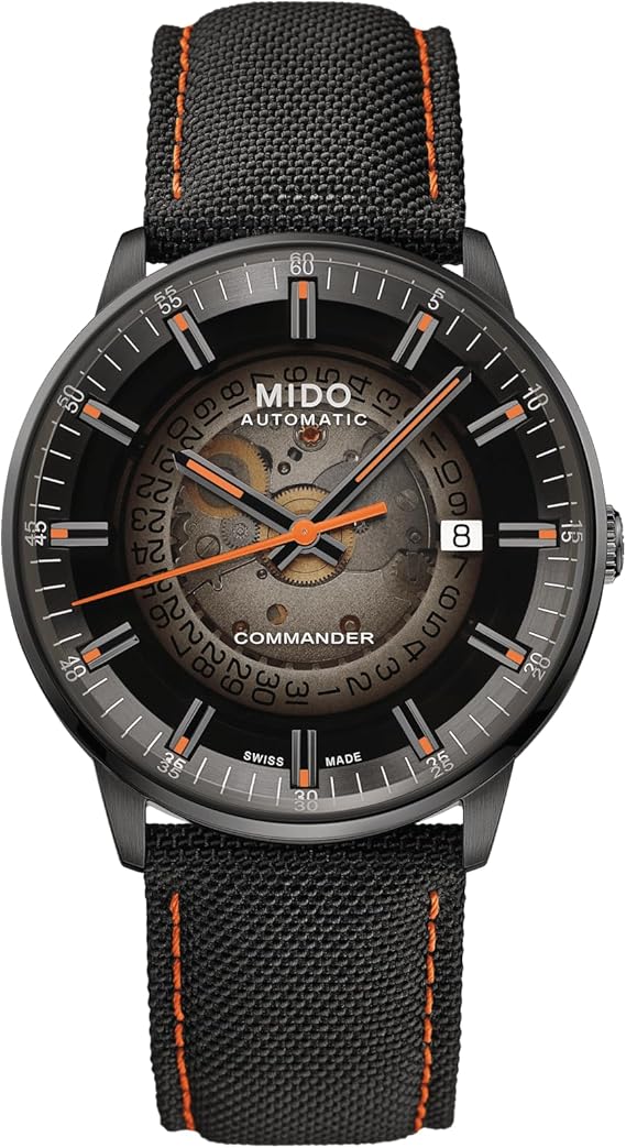 MIDO Commander II/GR/A/Black PVD/BL M0214073741100 Automatic Mens Watch