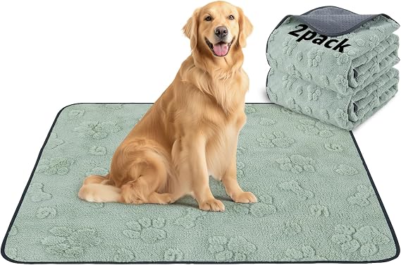 Washable Puppy Pads 2 Pack Reusable Puppy Training Pad Dog Pee Pad 92x122cm