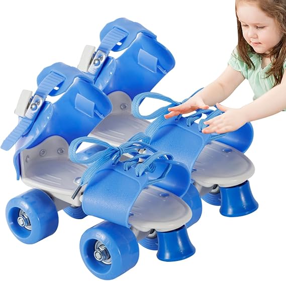 Adjustable Roller Skates Wear-Resistant Classic Double Row Design Four
