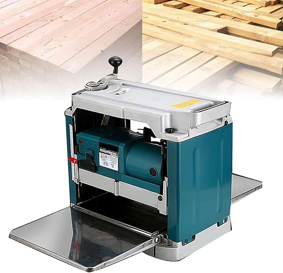 12'' Benchtop Woodworking Planer,1850W Multifunctional Heavy Duty Wood Thickness Planer,8500rpm Woodworking Planer,6m/min Planing Speed, for Wood Cutting Woodworking and DIY
