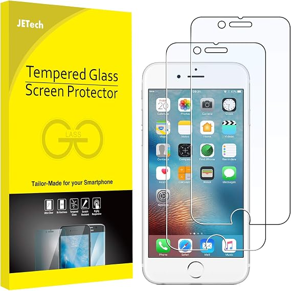 JETech Screen Protector for iPhone 6s/6, 2-Pack