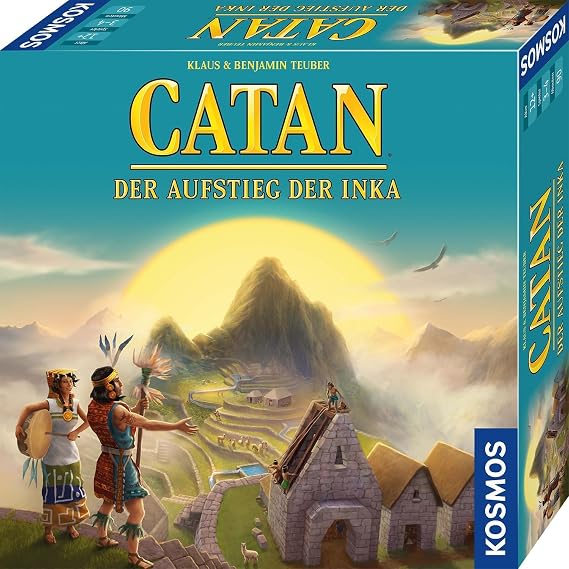 KOSMOS 682927 Catan The Rise of the Inca Single Board Game to the Classic Straegy Game for 3-4 People from 12 Years Settlers