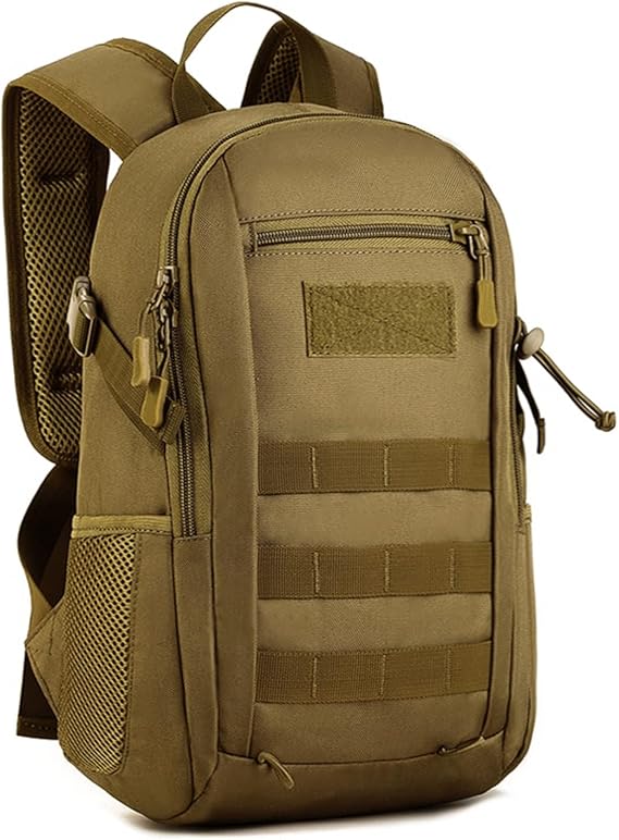 HUNTVP Small Backpack 10L 20L 30L, Tactical Military Molle Backpack Mini Rucksack, School Bag, Daypack Rucksacks for Men Women Boys Girls College, Travelling, Cycling, Hiking, Gym, Running, Outdoors
