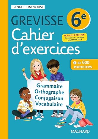 Français 6e Grevisse: Cahiers d'exercices