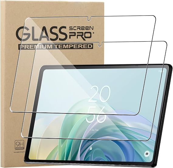 KZIOACSH 2 Pack Screen Protector for TCL TAB 11 Gen 2/TCL NXTPAPER 11 GEN 2 11 Inch, Ultra Clear 9H Hardness Touch Sensitive Anti-Scratch Anti-Fingerprint Protective Tempered Glass Film