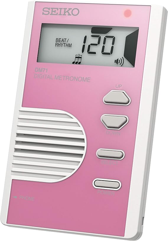 Seiko DM71P Digital Metronome Thin, Pearl Pink