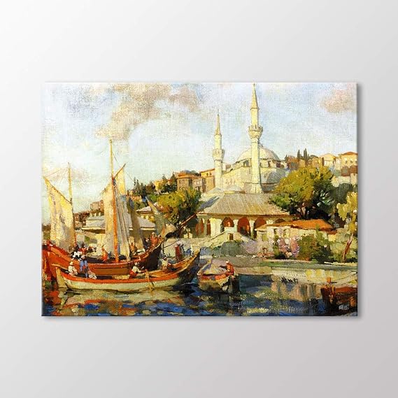 Arty Tablo Üsküdar Mihrimah Sultan Camii Tablo Amz-Kna003-X 135X100
