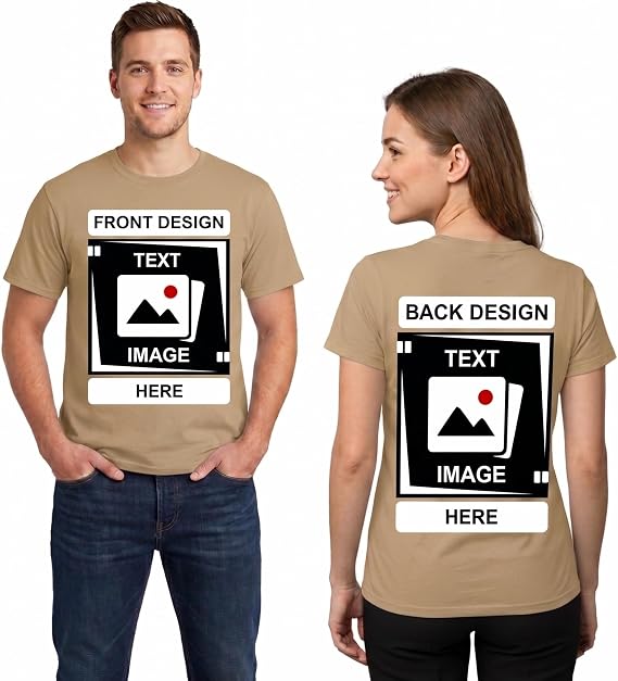 Personalised T-Shirt with Photo for Men Women