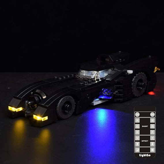 LightGo LED照明キット バットマンVSジョーカーチェイス用に設計されレゴ76224バットモービルビルセットと互換性があります - モデルは含まれません